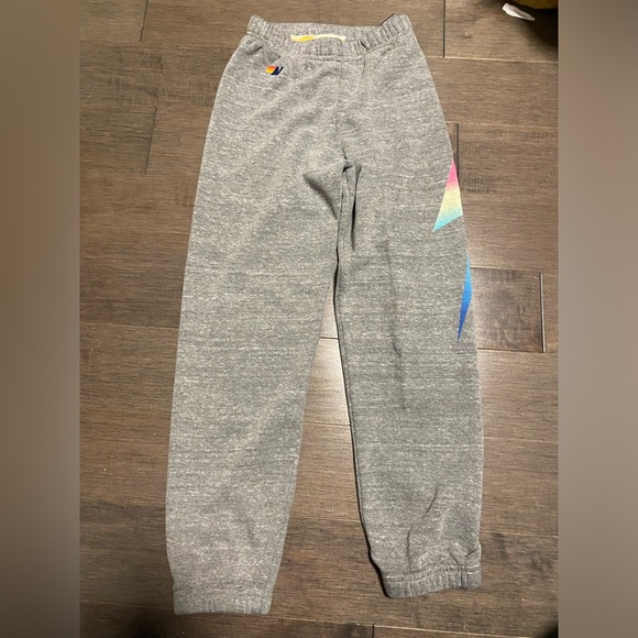 Aviator nation, lightning bolt kid sweatpants excellent use condition - Picture 1 of 3